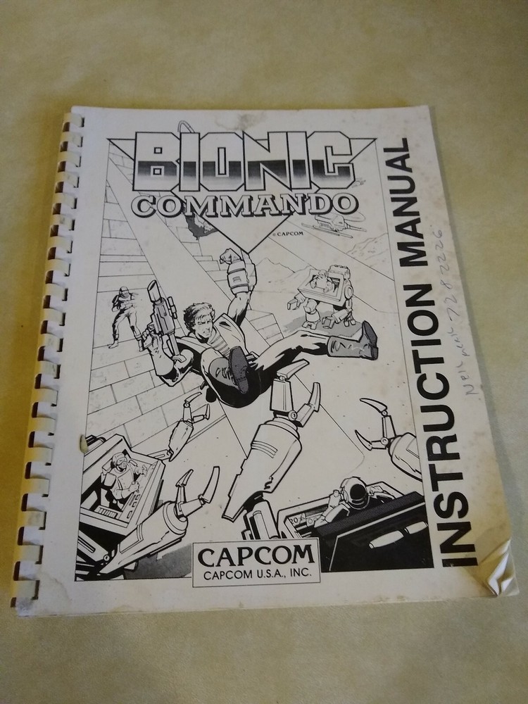 Bionic Commando Arcade Manual