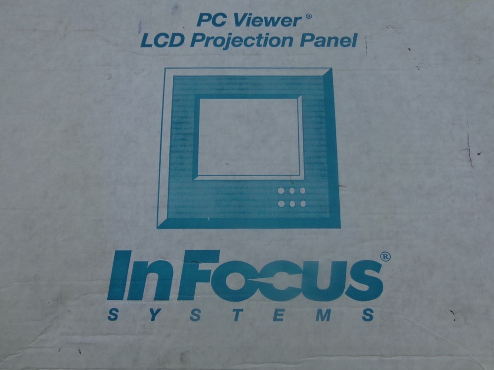 Infocus Systems 1600LC PC Viewer LCD Projection Panel 1600 LC ORIGINAL BOX