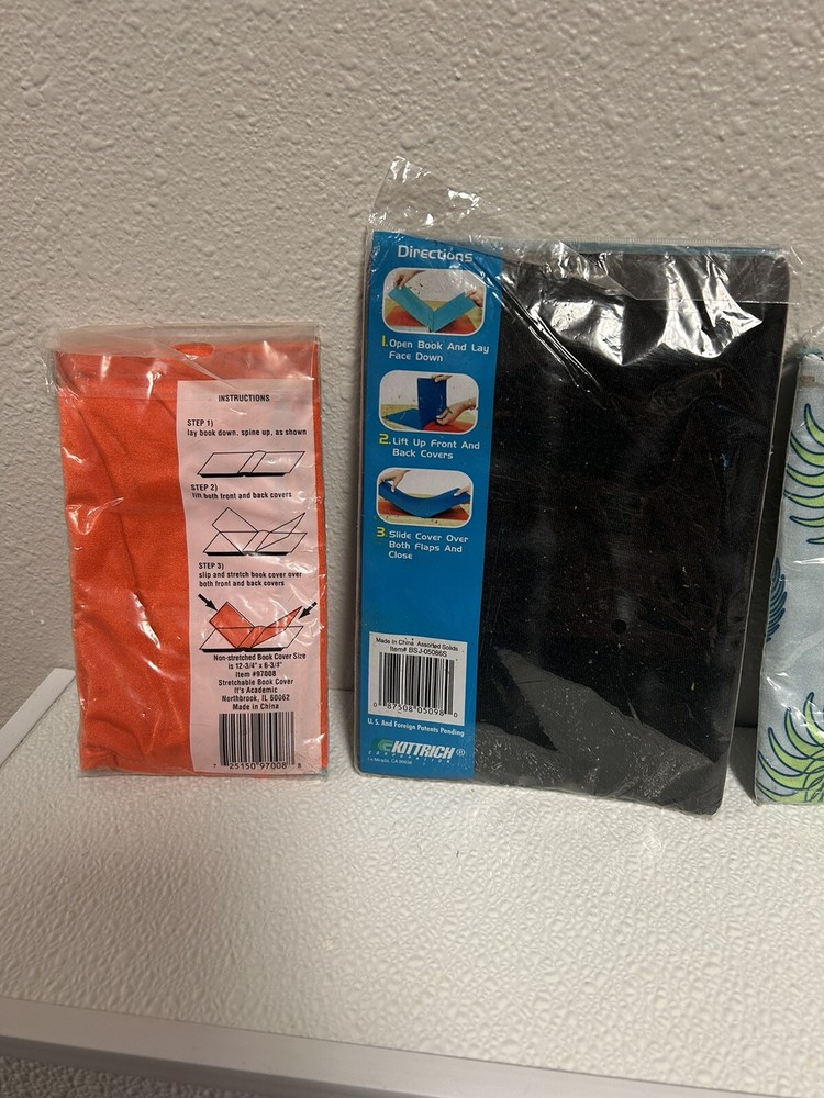 3 Pack: Stretchable Fabric Book Covers Protestors.