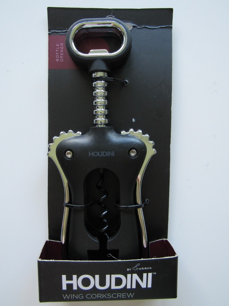 Houdini Stainless 8in Winged Corkscrew New