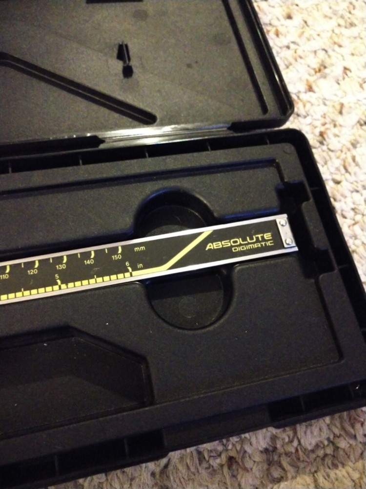MITUTOYO 500-196 CD-6” CS Digital Caliper Absolute Digimatic