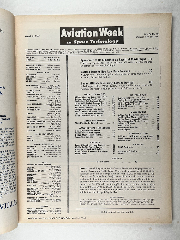 Aviation Week & Space Technology Magazine - 5 Mar 1962 - Aerojet Solid Rocket