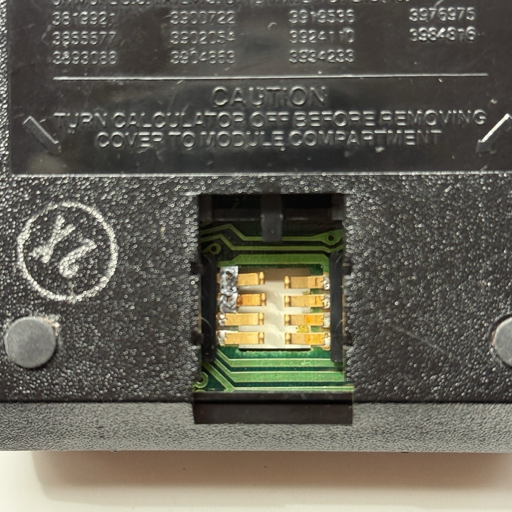 Texas Instruments TI Programmable 59 Calculator & Master Library Module 1 PARTS