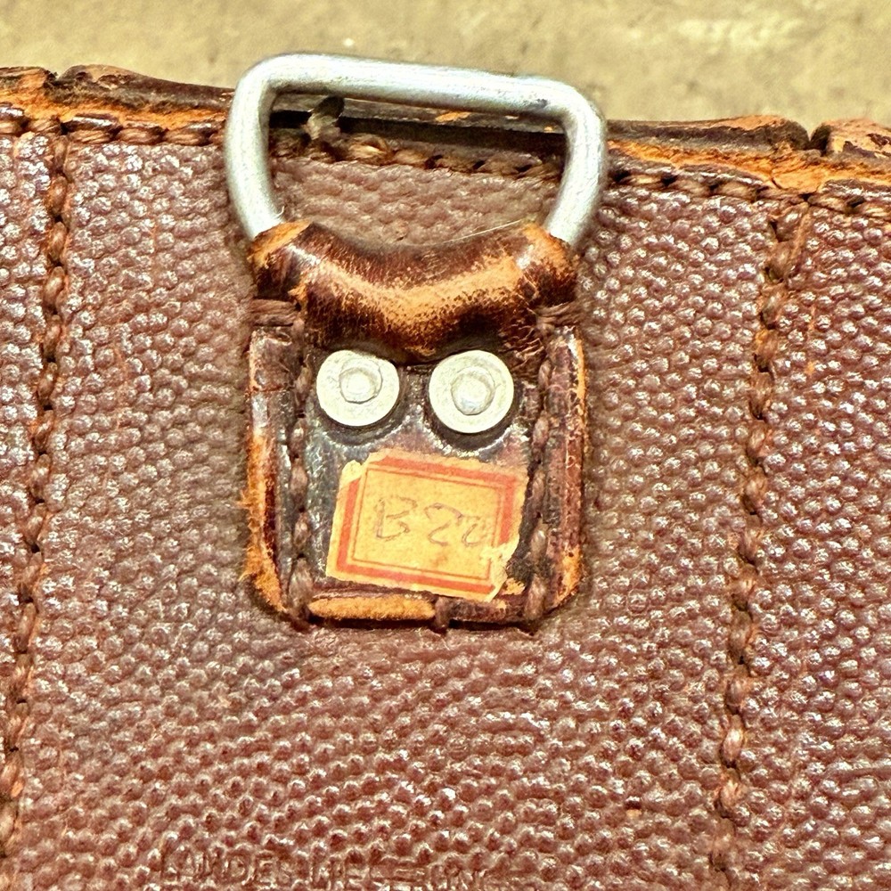 Original WWII German Mauser Ammo Leather Case Pouch Hannover