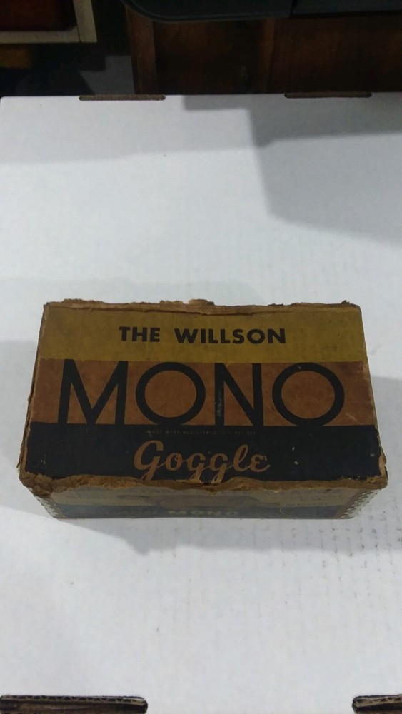 Willson Mono Goggle Empty Box Vintage Box Only Reading, PA Ver 2