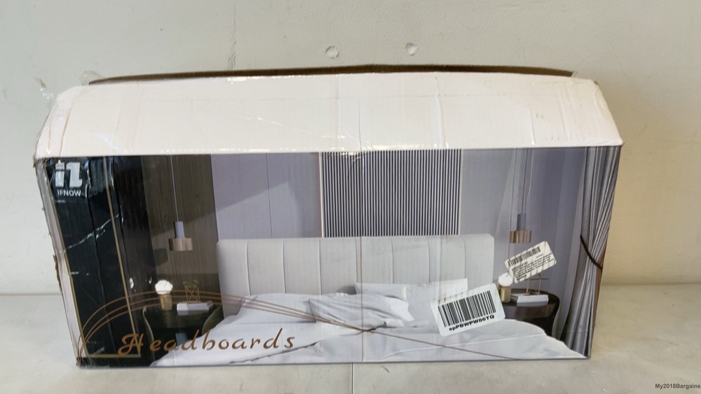 IFNOW Upholstered Wall Mounted Headboard, 3D Soundproof Wall