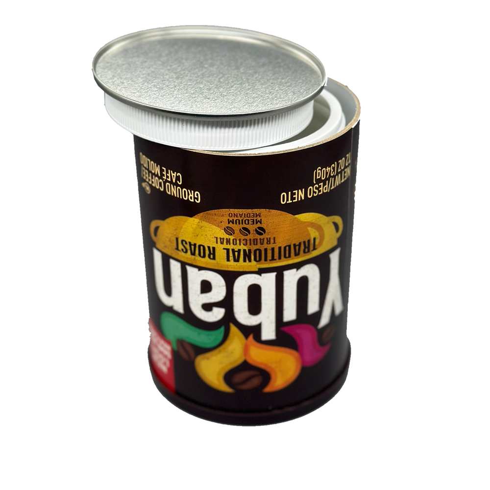 Stash Can- Secret Storage Container- Coffe Can Yuban