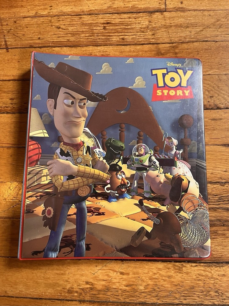 VINTAGE Toy Story Binder Notebook Folder Set