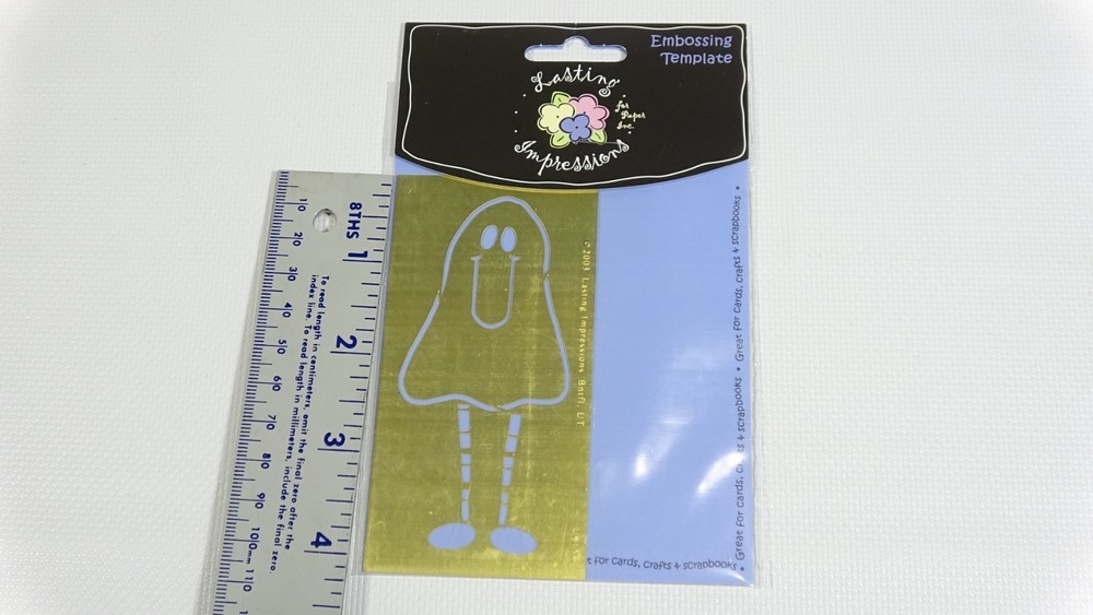 Lasting Impressions Embossing Template Long Legged Ghost L9154 - 2003