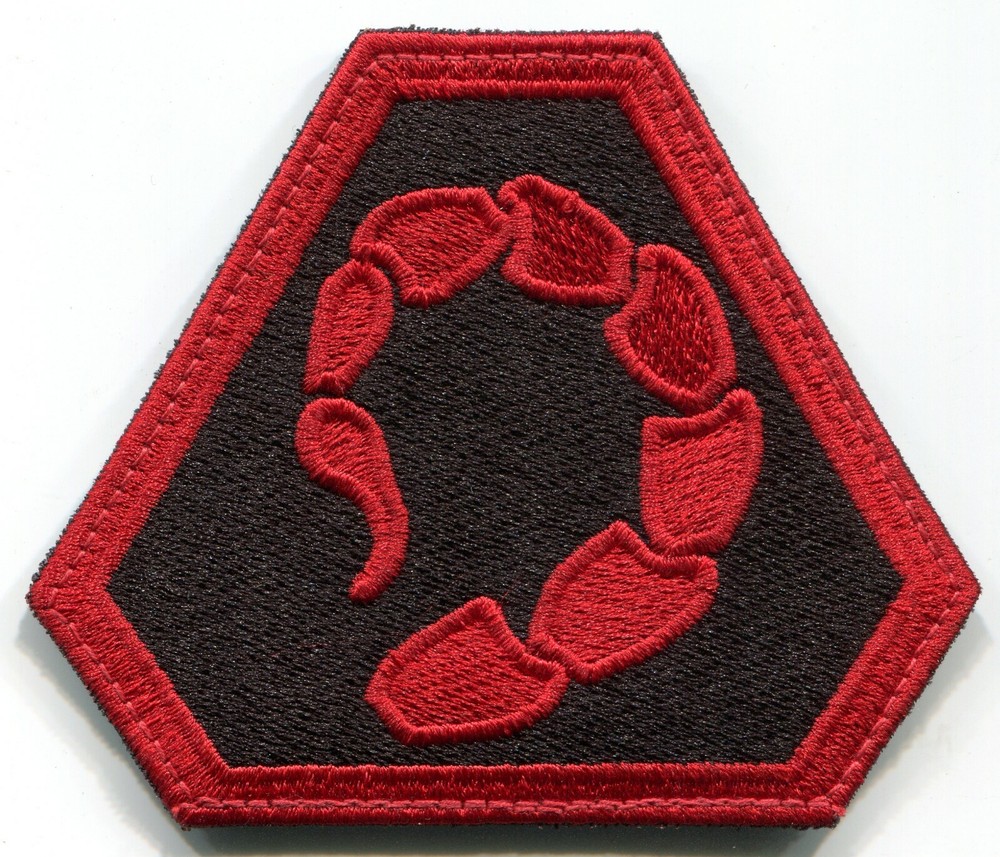 C&C NOD Scorpion Emblem Patch Left Shoulder Reverse Color Command Conquer Hook