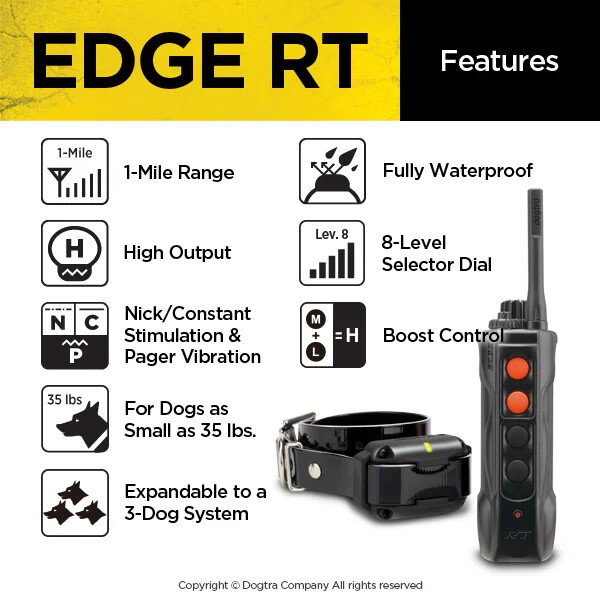 Dogtra EDGE RT Expandable for Elite Performance and Demanding Training Needs