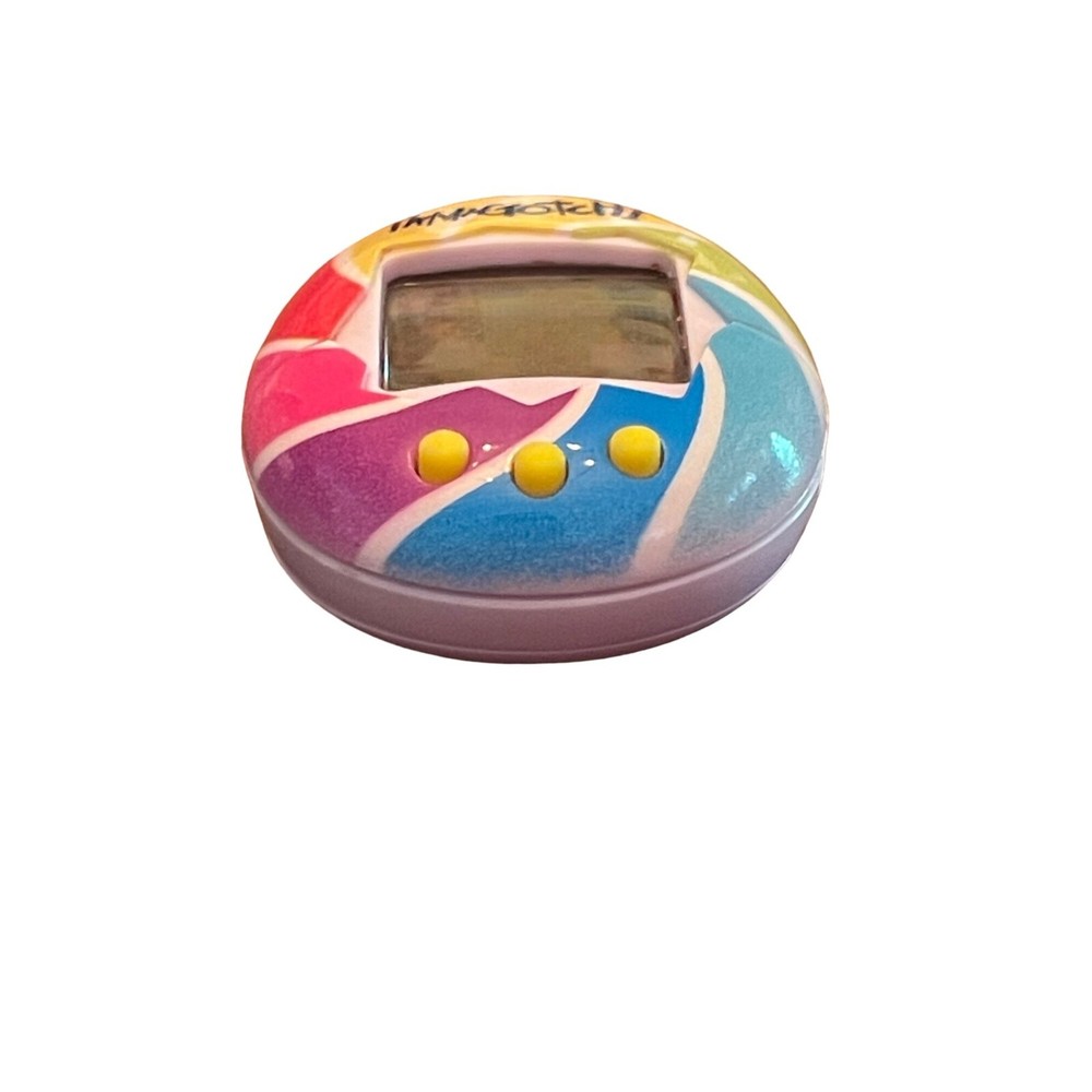 2017 Tamagotchi Rainbow Candy Swirl Tested Working