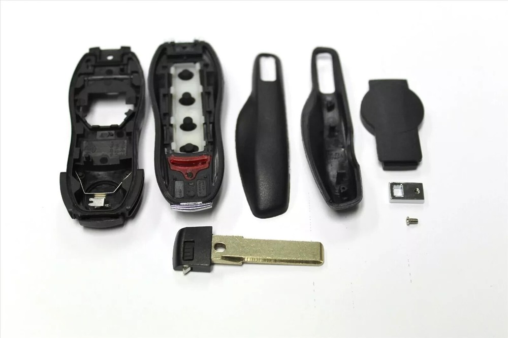 3 BUTTON SMART KEY SHELL CASE FOR PORSCHE CAYMAN PANAMERA CAYENNE MACAN 911