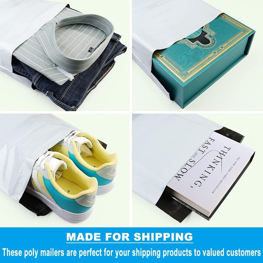 Poly Mailer Envelope,Self-Adhesive Tear-Proof Mailing Envelopes 2.5 Mil Thicknes