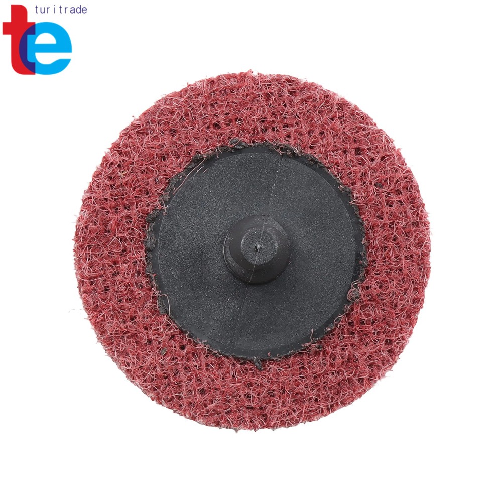 25 Pcs Quick Change Surface Conditioning Disc 2 Inch Red (Medium) Prep Pad