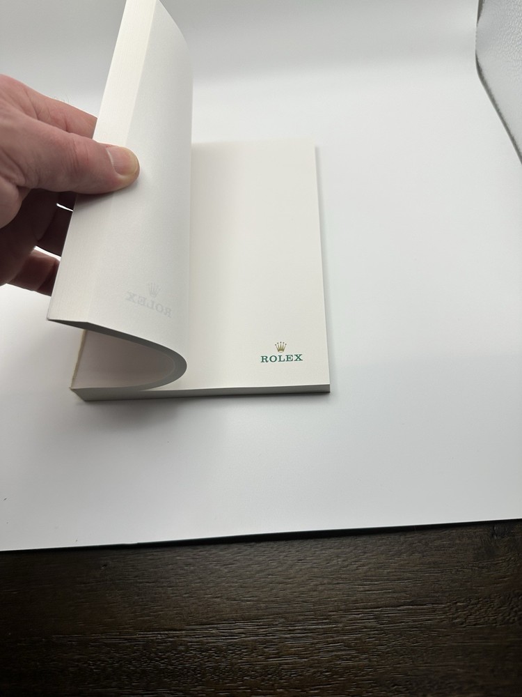 Rolex notepad