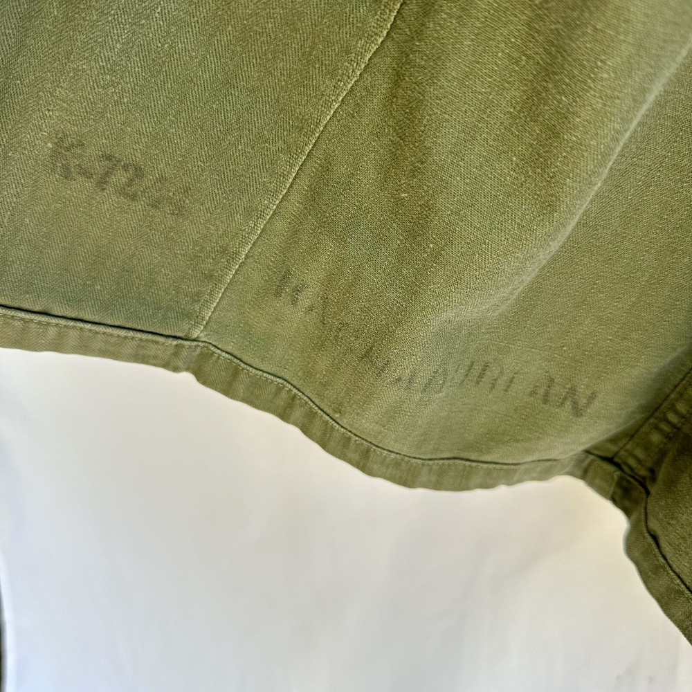 WWII US Army 3rd Pattern HBT Jacket Korean War 25th Inf Div Patched