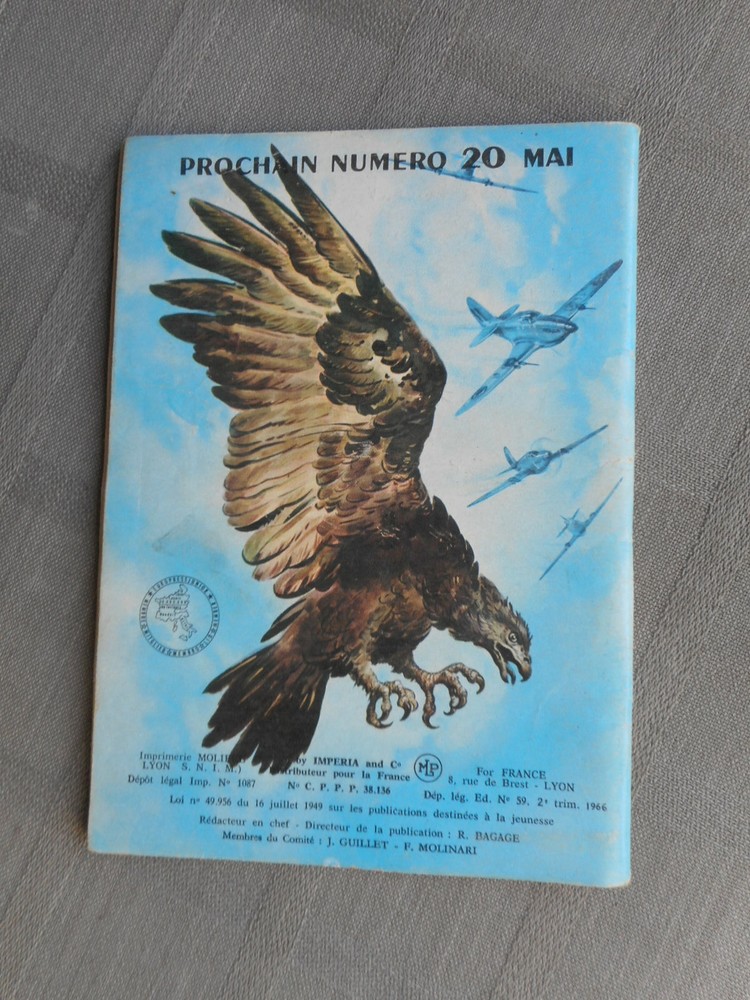 Raptors No. 116 Imperia Edition 1966 Correct Condition