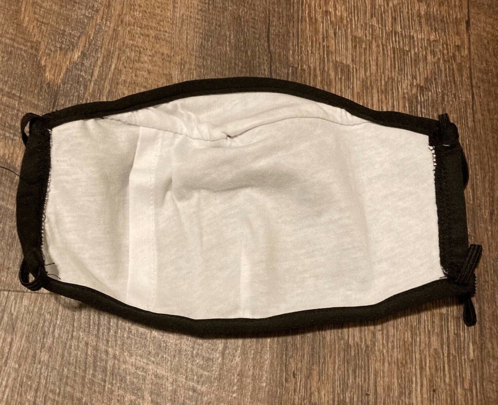 Black Adult Face Mask with Replaceable Filter, Adjustable, 1 Filter Included-New