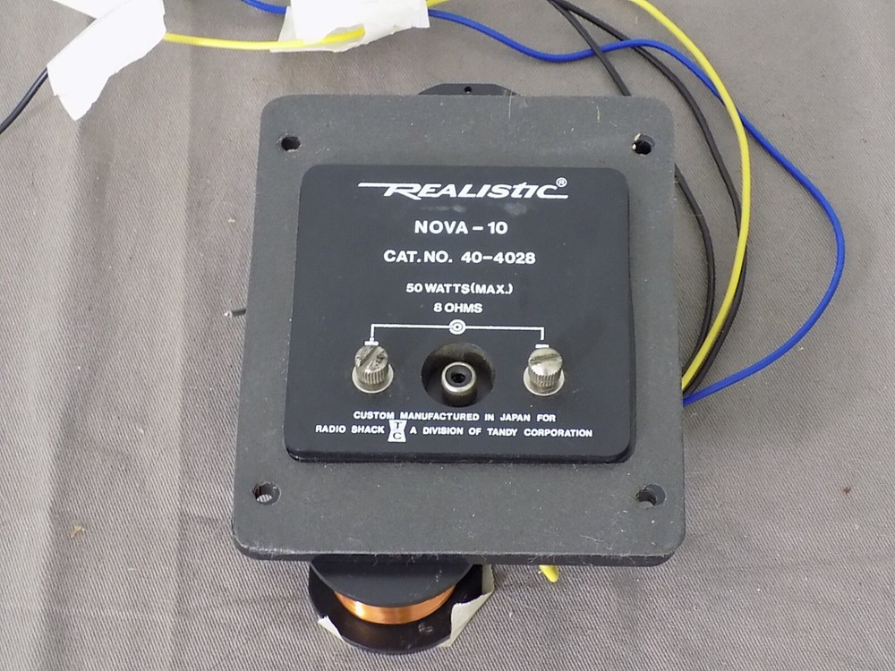 realistic nova 10 speakers crossover just needs a new capacitor