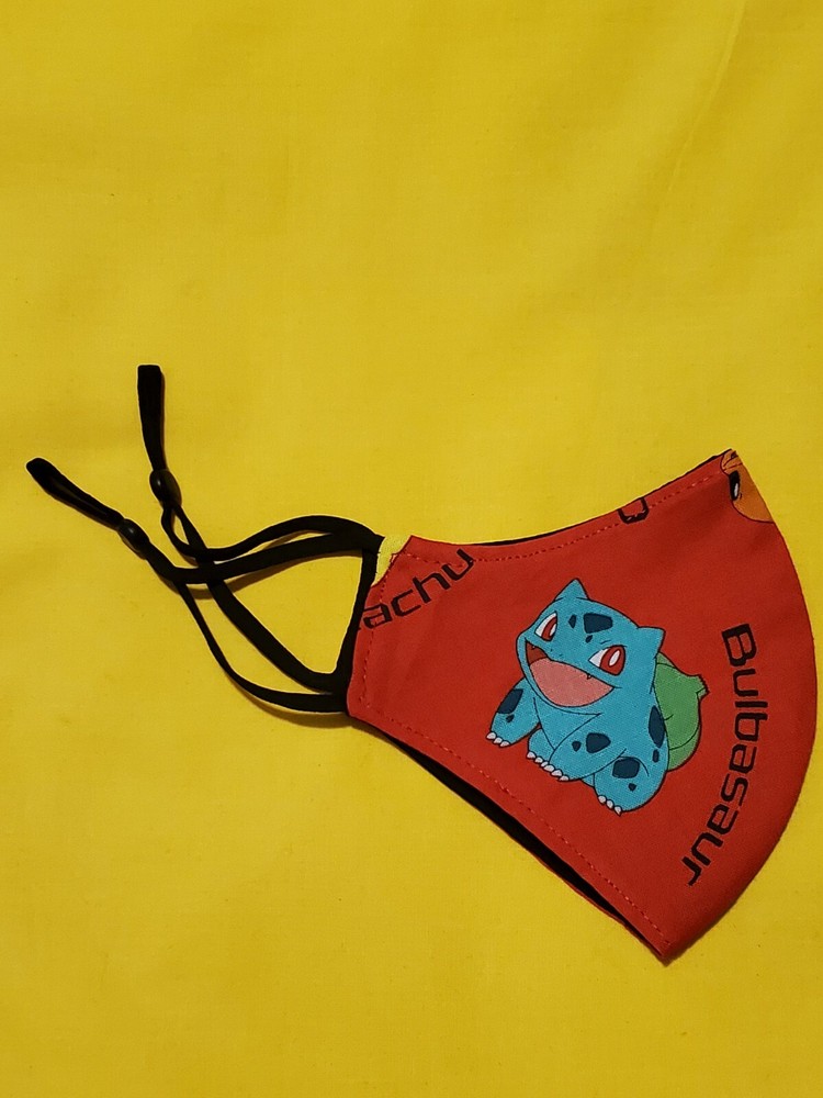 Kids Pokemon Adjustable Face Mask