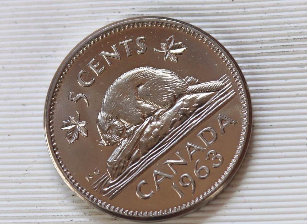 1963 Canada 5 Cents Unc.