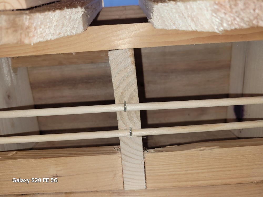 Sparrow Nesting Box with 4 compartments