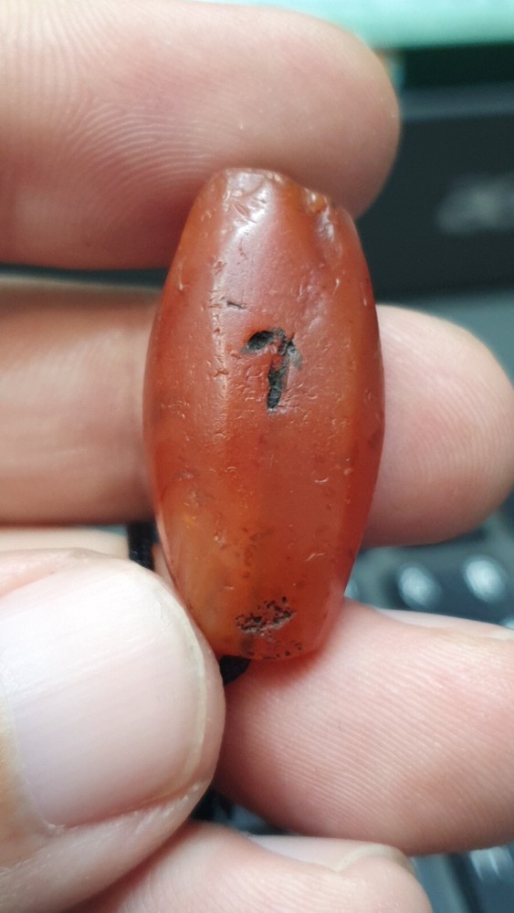 Ancient Antique Carnelian Middle eastern African AGATE Bead
