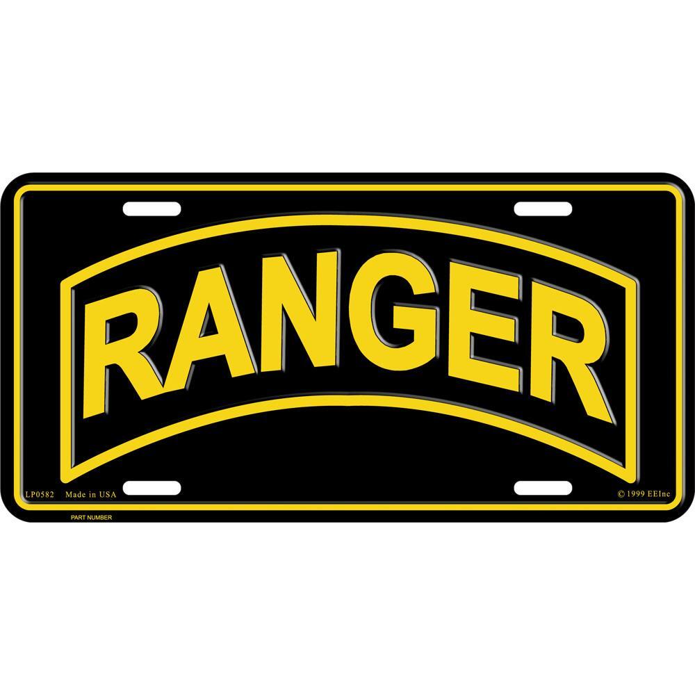 U.S. Army Ranger License Plate