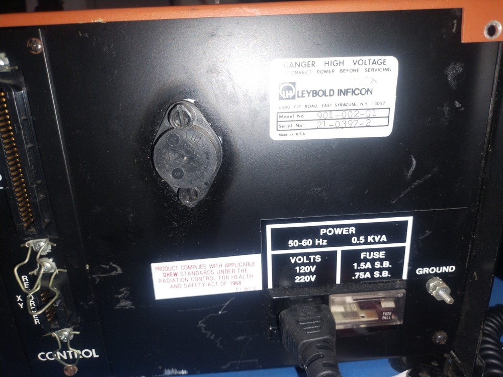 Leybold Inficon Quadrex 200 Residual Gas Analyzer Controller