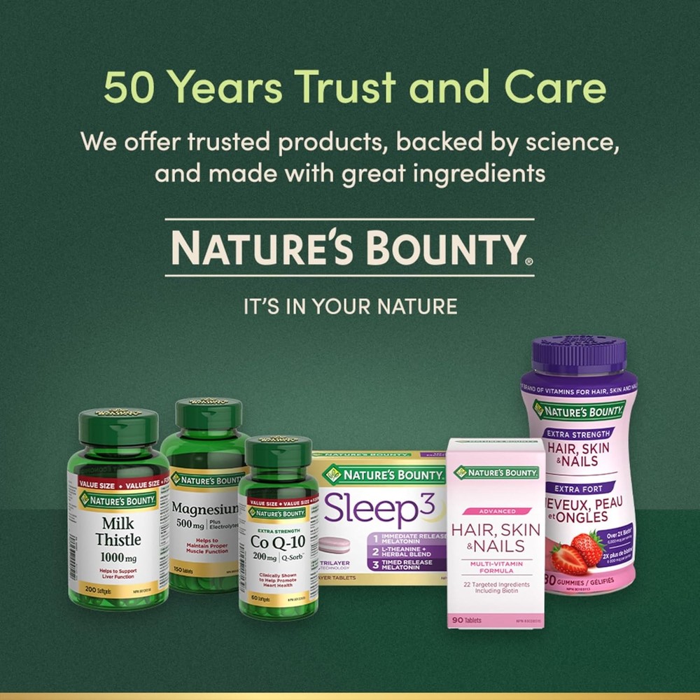 Nature's Bounty Magnesium Citrate 200 mg, 75 Tablets