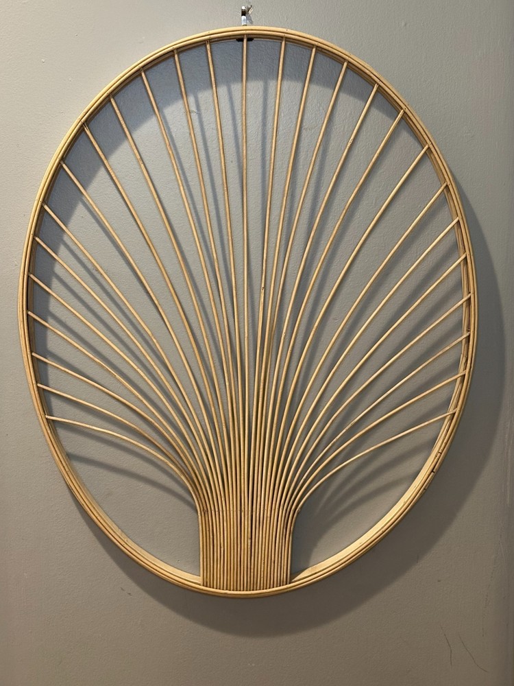 boho bamboo wall art - 26.25" height and 21" width in great condition