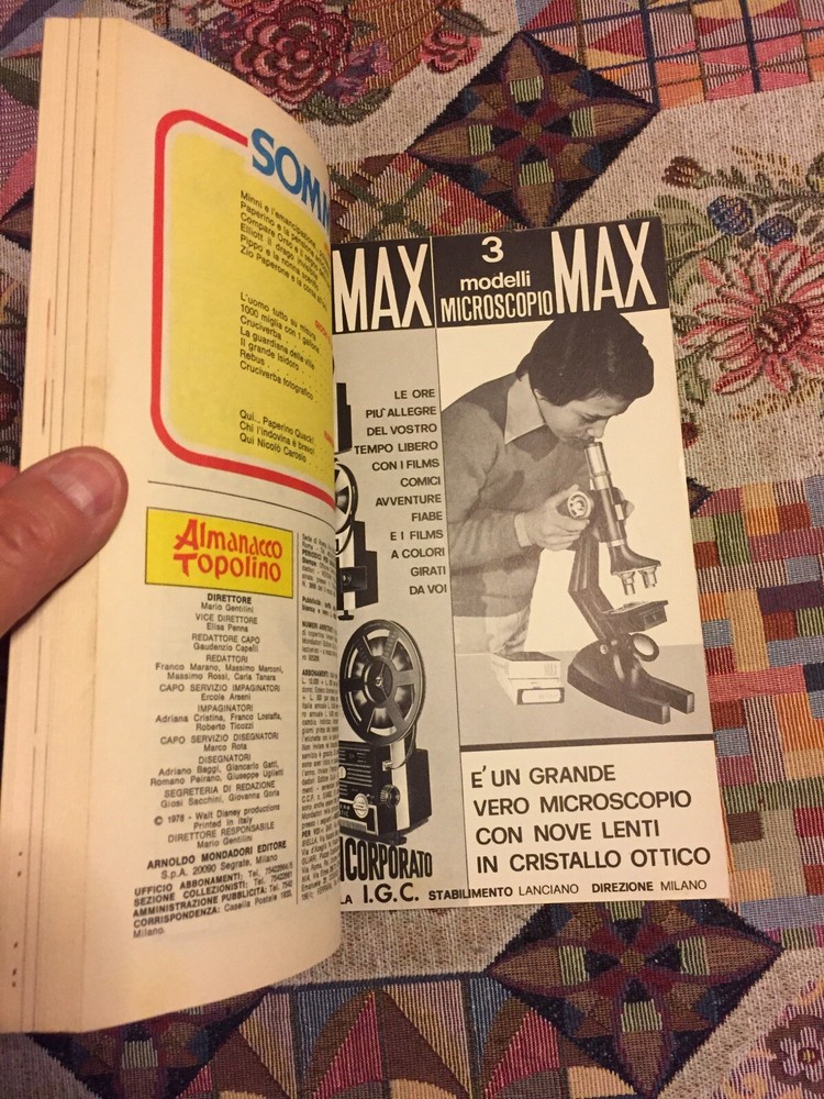 1978 Mickey Mouse Almanac No. 263 Excellent