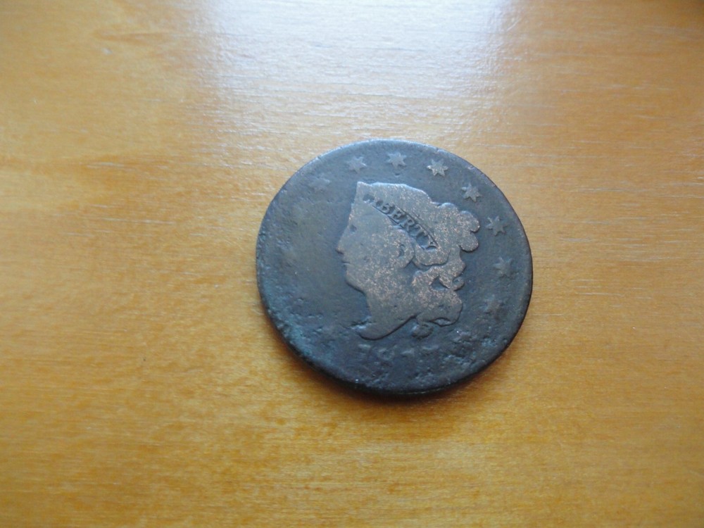 1817 Cornet Head Large Cent Coin