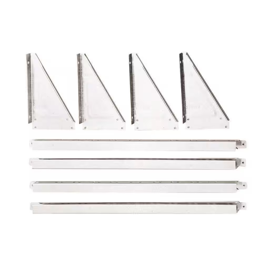 3 Ft. W Galvanized Steel Shelf Kit