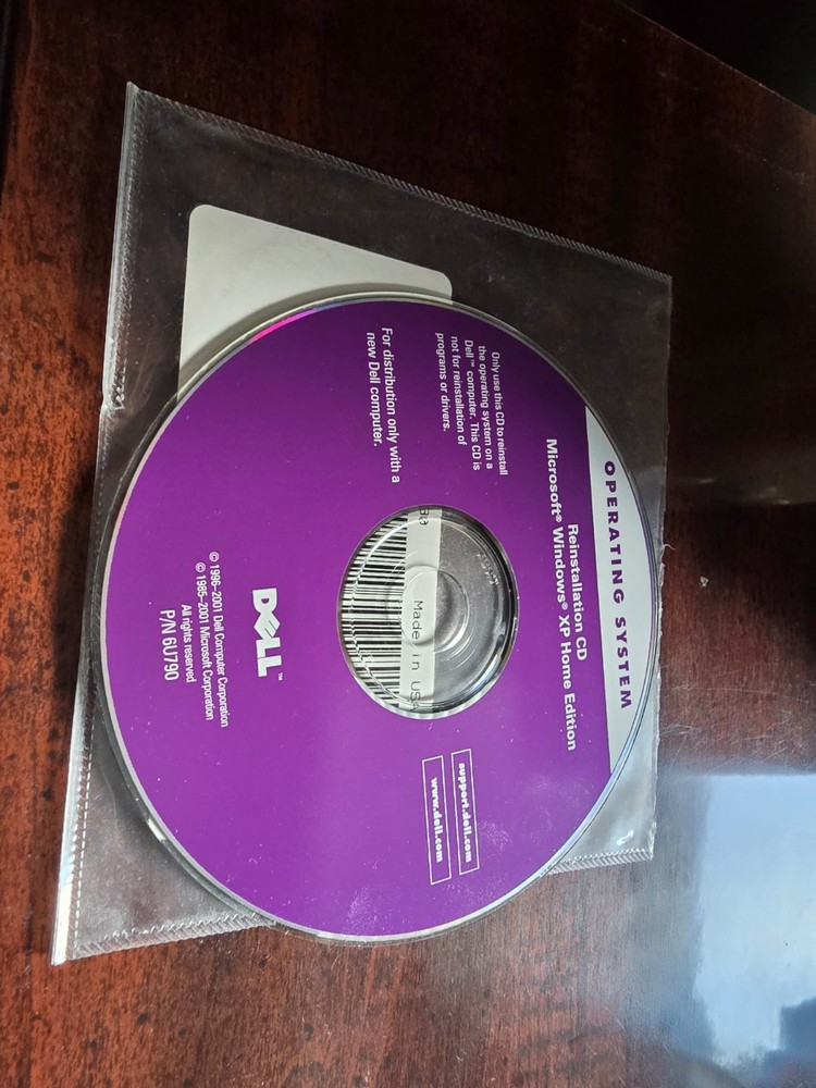 Dell Operating System Reinstallation CD Windows XP Home Edition. Free shipping