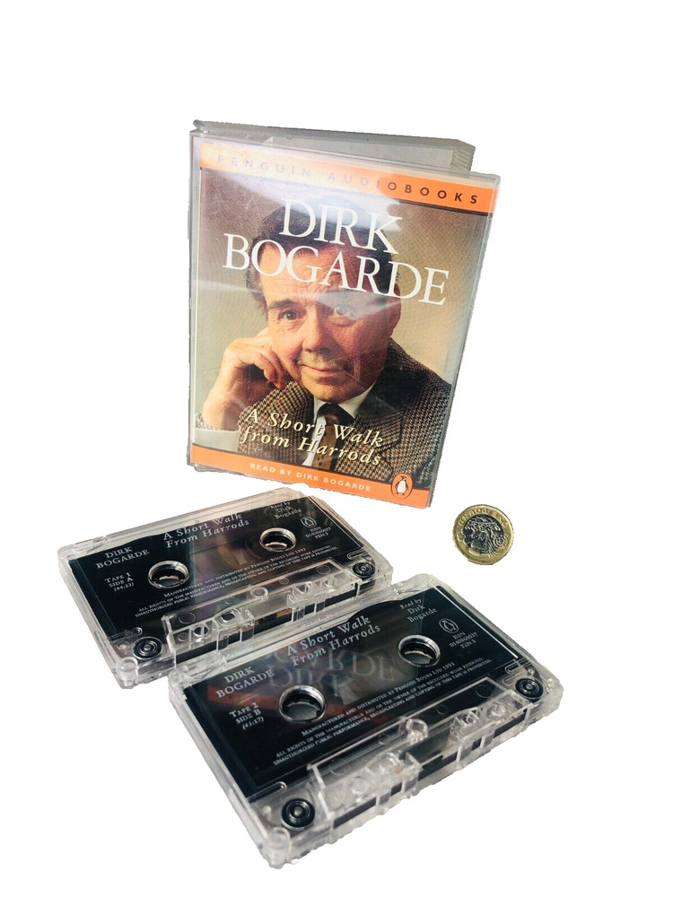 Cassette Tape Audio Book Dick Bogarde Vintage ra