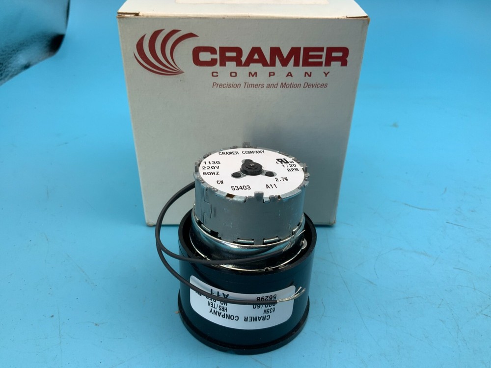 Cramer 56298 A11 RPM Meter