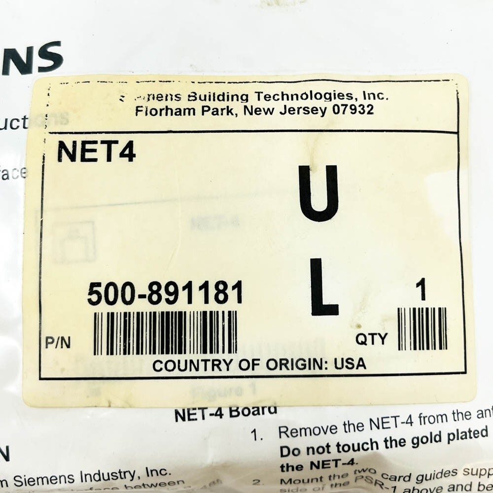 Siemens NET-4 Cerberus Pyrotronics 500-891181 MXL Communication Interface Module