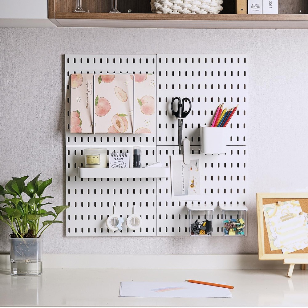 Peg Board Organizer Accessories Pegboard Hooks Bins Shelves Storage