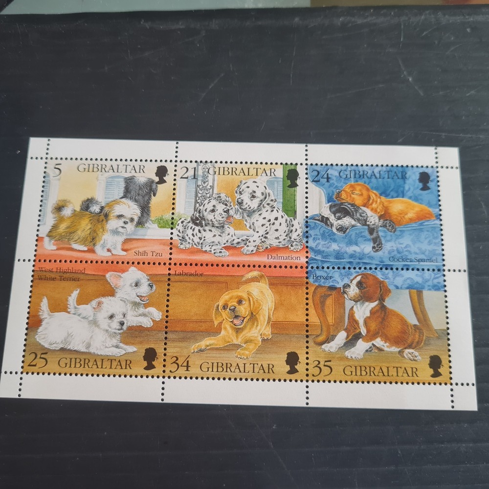 GIBRALTAR 1996 SG 761A PUPPIES MNH