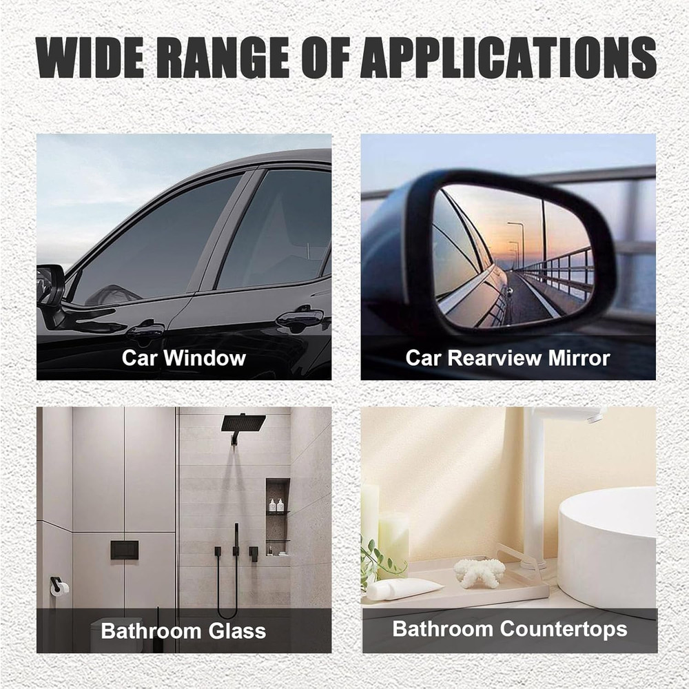 Small Silicone Window Squeegee, Car Windshield Water Blade Squeegee, Multifuncti