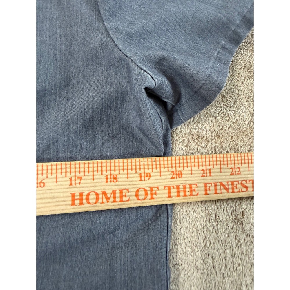FIGS Technical Collection Casma Three-Pocket Scrub Top Womens M Gray Stretch EUC