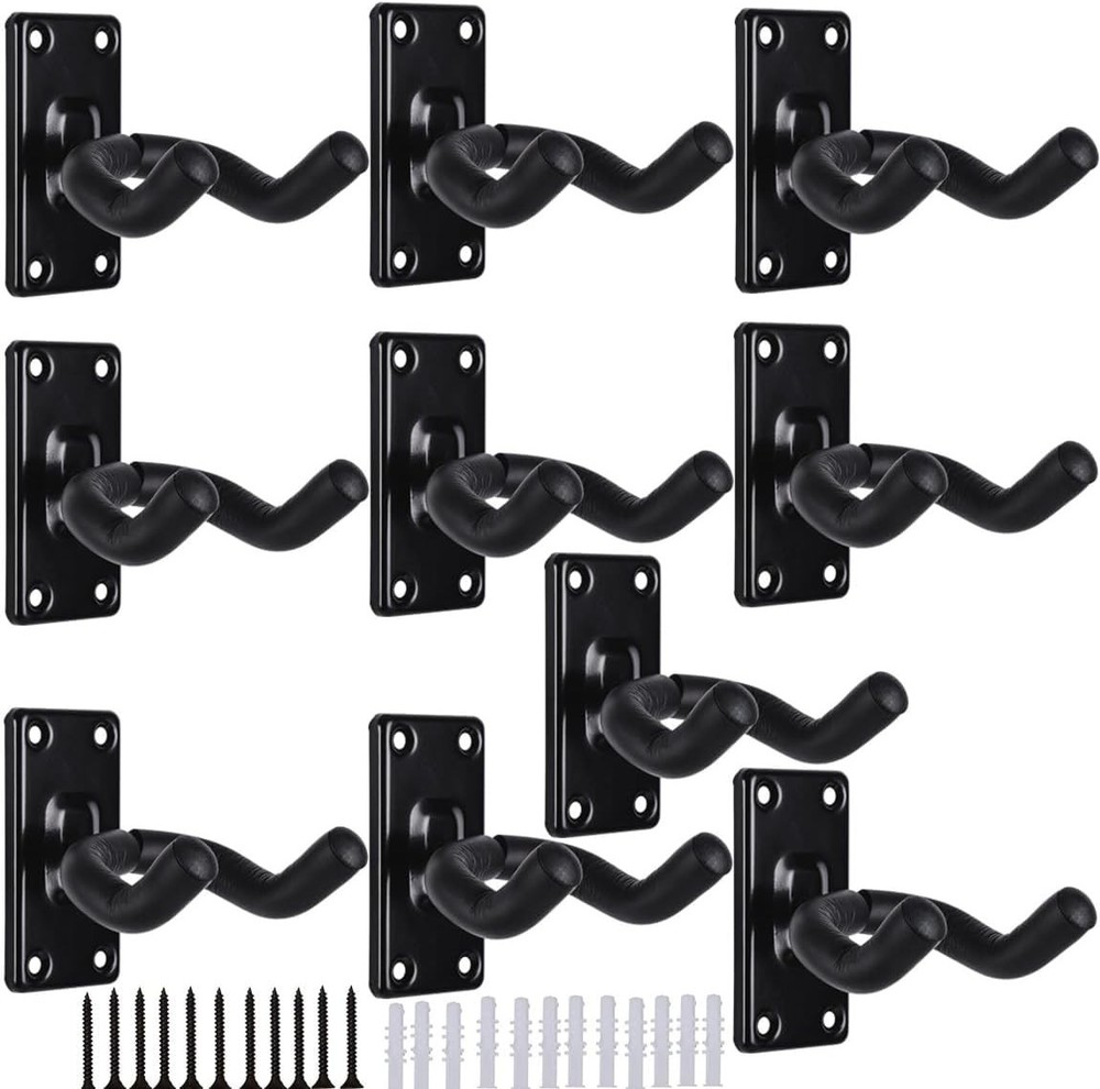 Durable Wall Mount Guitar Hangers for Various Instruments