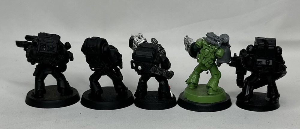 Warhammer 40k Space Marine Devastator Squad Lascannon & Malta Games Workshop