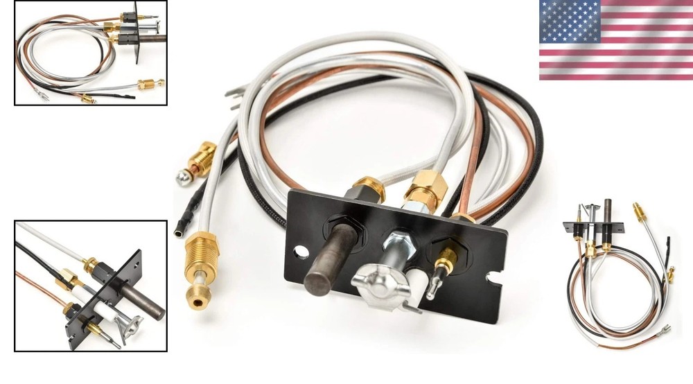 Gas Pilot Assembly Replacement for Fireplaces/-