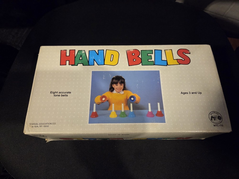 MARVEL EDUCATION HAND BELLS ACCURATE TONE BELLS (Missing One Bell)