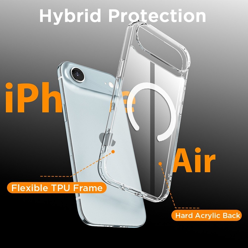 For iPhone 17 Pro Max 17 Air Case Shockproof Cover Glass Camera+Screen Protector