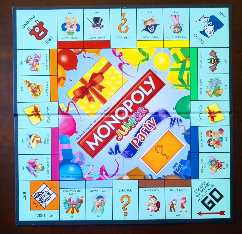 Monopoly Junior Party Board Game Replacement Pieces