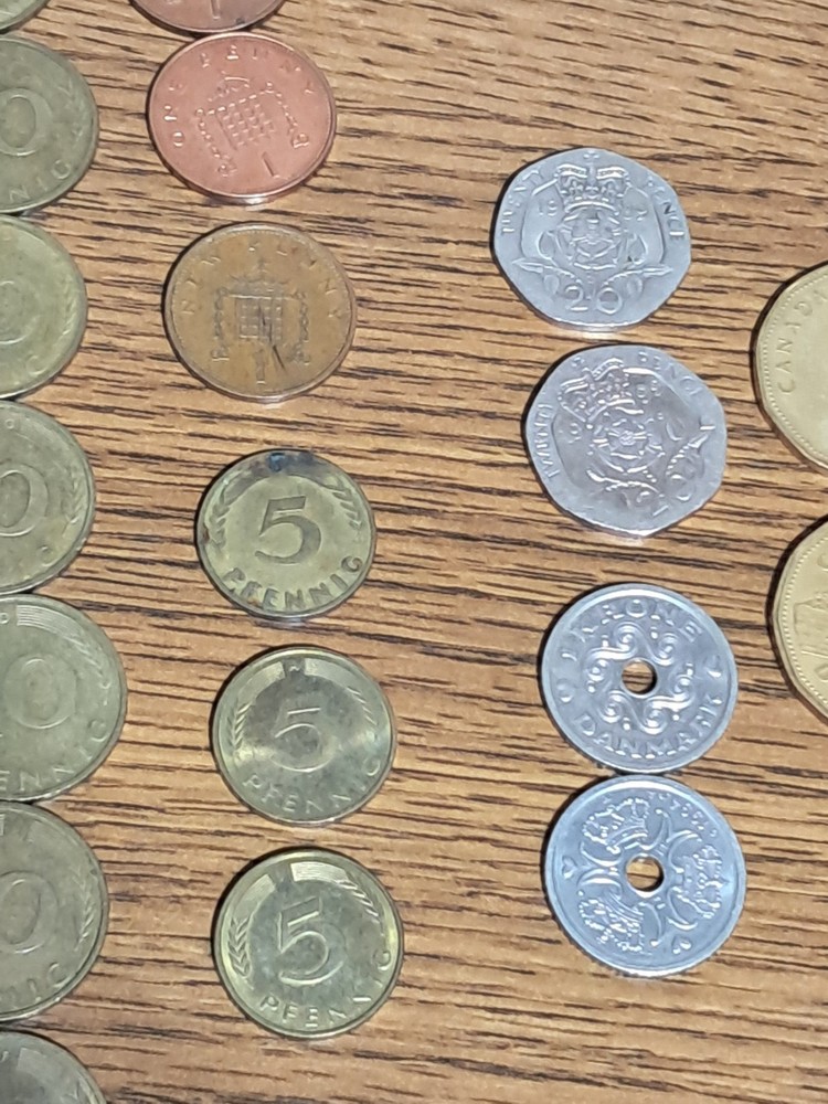 Various Foreign Coins 65-Total (b)